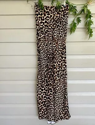 TIGERLILY Sz 6 Maxi Skirt Animal Print Colca Skirt Leopard EUC • $70