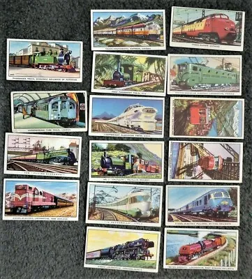 £3.50 • Buy Full Set Of 16 Kellogg Story Of The Locomotive Series 2 Cards 1965 - Many Repro