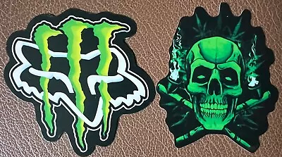 2-Fox Racing Skull Stickers Gloss Finish. Sizing:2-1/4”X 2-1/4”Self Adhesive • $3.69