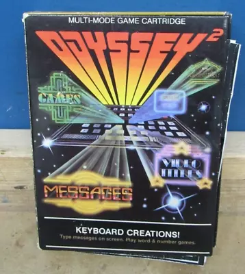 Keyboard Creations Magnavox Odyssey 2 Video Game In Box • $34.99