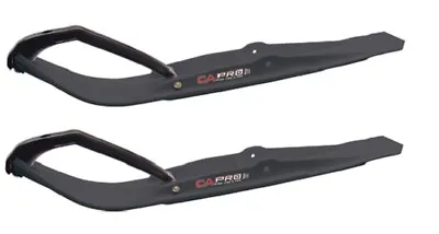 Pair Of Black C&A Pro RAZOR 6  Snowmobile Skis W/Black C&A Loops • $314.96