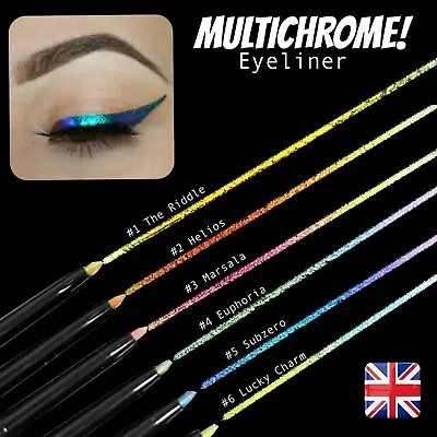 Multichrome Eyeliner Chameleon Aurora Eyeshadow Metallic Rainbow Colour Shifting • £4.99