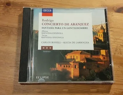 £2.12 • Buy Rodrigo Concierto De Aranjuez Albeniz Turina Bonnell De Larrocha 1995 Decca 