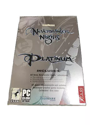 Forgotten Realms - Neverwinter Nights Platinum - PC DVD ROM Atari 2004 VGC  • $55.99