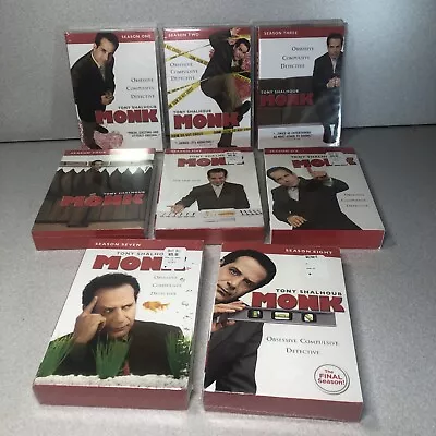 Monk Complete Series On DVD 32-Discs Seasons 1-8 - New & Sealed • $49.99