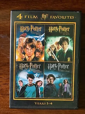 Harry Potter 4 Film Favorites DVD Set • $11