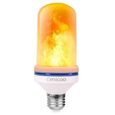 Omicoo E26 E27 LED Flame Effect Fire Bulb Flickering Atmosphere Light 3 Modes • $9.10