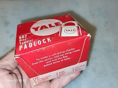 Case Of 6 NOS Yale 602 Tumbler Padlocks In Boxes Keyed Alike • $34.99