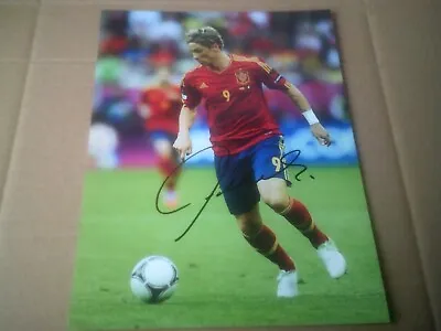 £14.99 • Buy Fernando Torres  Hand Signed 10x8  Photo Spain,Atletico Madrid,Chelsea,Liverpool