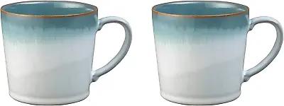 £44.74 • Buy Denby 123048912 Azure Haze 2 Piece Large Mug Set, 800 Ml