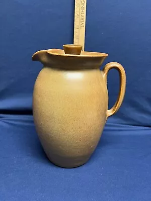 Gordy Pottery Large Mountain Gold Pitcher With Lid • $395