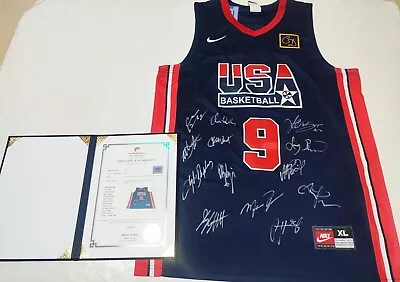 1992 Olympic Gold Medal USA Dream Autographed Michael Jordan Jersey Full COA • $2525