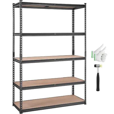 VEVOR Storage Shelving Unit Garage Storage Rack 5-Tier Adjustable 2000 Lbs Load • $108.99