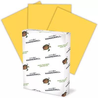 Goldenrod Printer Paper 20 Lb Weight 8.5 X 11 Size - 1 Ream (500 Sheets) • $14.37