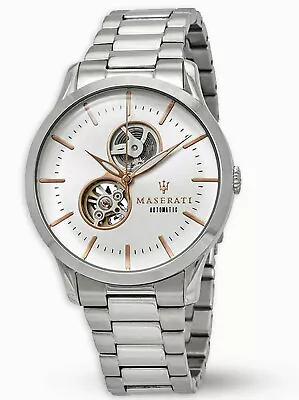 Maserati R8823125001 Tradizione Automatic Men's Watch Steel Bracelet • $219.95