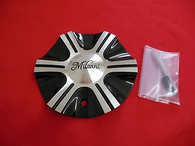 Milanni Custom Wheel Center Cap  Machined Aluminum V452-CAP(AL) NEW WITH BOLT • $54.99