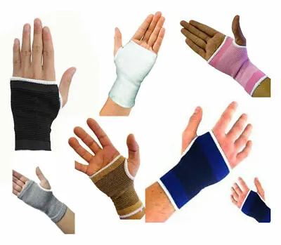 £2.45 • Buy Palm Hand Wrist Brace Support Pain Relief Compression Glove Sleeve Sprain Sport 