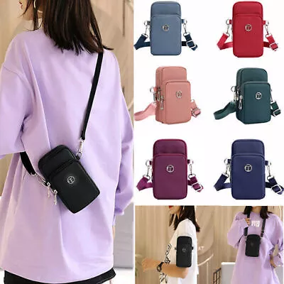 Women Cell Phone Purse Wallet Handbag Case Shoulder Bag Crossbody Pouch + Strap • $17.20