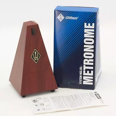 Wittner 855111 Metronome Simulated Mahogany With Bell • $89.99