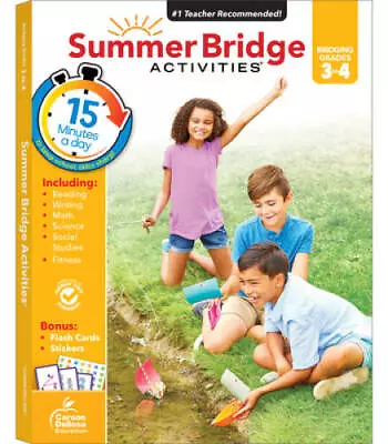 Summer Bridge ActivitiesÂ® Grades 3 - 4 - Paperback - ACCEPTABLE • $3.78