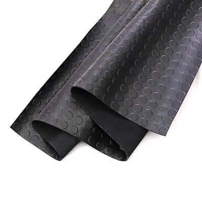 Rubber Flooring Mat Garage Car Van Floor Sheeting Matting Non Slip Heavy Duty • £9.95