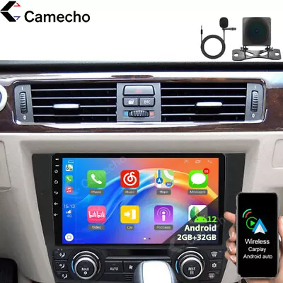 Android 13 For BMW E90 M3 328i 335i Car GPS Stereo Radio CarPlay Bluetooth + Cam • $159.99