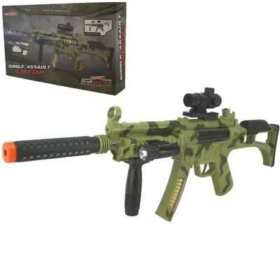 £22.99 • Buy Kids Camo Mp5 Firepower Toy Gun With Lights & Sounds Boys Army Soldier Play