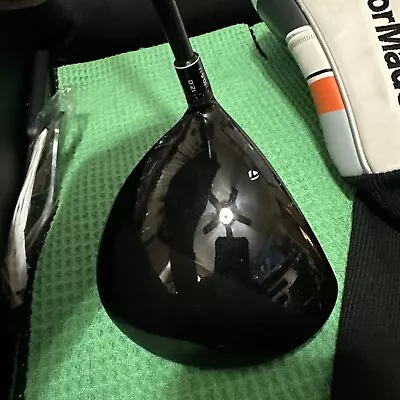 Nice TaylorMade R1 Black Adjustable* Driver RIP PHENOM 55 Stiff Graphite W/cover • $95