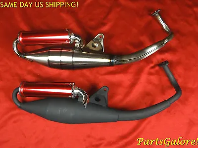 $70.05 • Buy GY6 50 Performance Exhaust System, Chinese Scooter, Black & Clear, SP