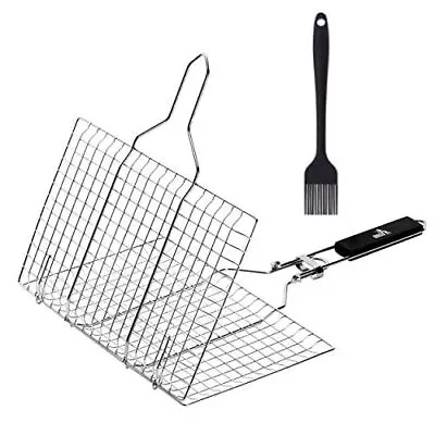 UNCO- Grill Basket Stainless Steel Fish Grill Baskets For Outdoor Grill   • $19.86