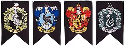 $8.99 • Buy 5pcs For Harry Potter Flags Banner Birthday Party Outdoor Garden Home Decoration