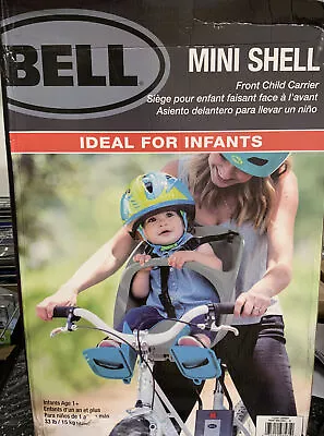 ⚡️Bell Mini Shell Front Child Carrier - Bike Bicycle Seat Green 33lbs 🆕Open Box • $29.99