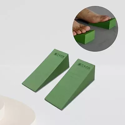 2Pcs Yoga Foam Wedge Nonslip EVA Foam Calf Stretch Slant Board Heel Elevated • £5.33