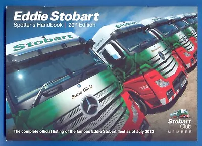 STOBART SPOTTER'S HANDBOOK.2013.SIZE 21 X 14.5cms • £5