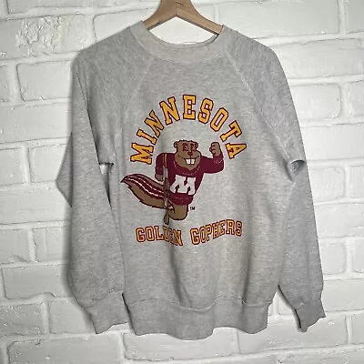 Vintage 80s Minnesota Golden Gophers Sweatshirt Medium • $45