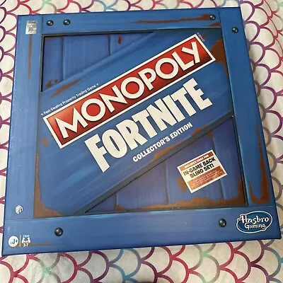 Hasbro Gaming MONOPOLY FORTNITE Collector's Edition Board Game • $9