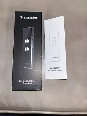 T8 Portable Smart Translator Real Time Voice Language Translation Pocket Device • $10