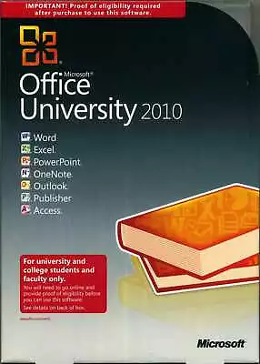 Microsoft Office University 2010 [Old Version] • $150