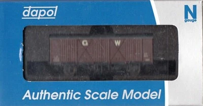 £5 • Buy DAPOL N GAUGE - GWR Fruit D Wagon - Livery GWR Brown