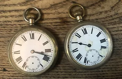 2 X Genuine L.m.s. London Midland & Scottish Railways Railroad Pocket Watches • £149.99