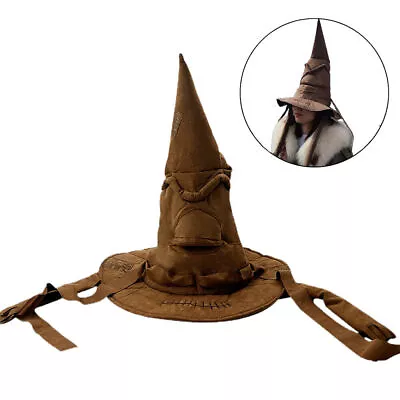Harry Potter Magical Wizard Witch Sorting Hat Pointy Top Party Cosplay Accessory • £18.04