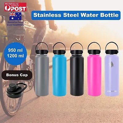 $27.99 • Buy Double Wall Stainless Steel Water Bottle Vacuum Insulated Thermos Flask