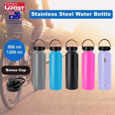 Double Wall Stainless Steel Water Bottle Vacuum Insulated Thermos Flask • $24.99