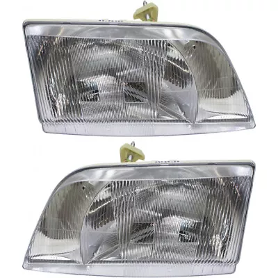 For Volvo VN Headlight 1998 1999 Driver And Passenger Side | Pair | VO2518105 • $141.82