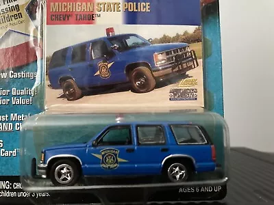 Michigan State Police Chevy Tahoe 1:64 Scale Diecast By Johnny Lightning  • $28.95