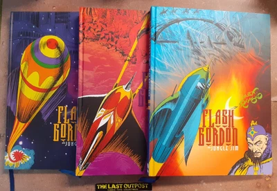 £339.99 • Buy Flash Gordon Jungle Jim Vol 1 2 3 1934-1941 Hardback OOP IDW Comic Alex Raymond