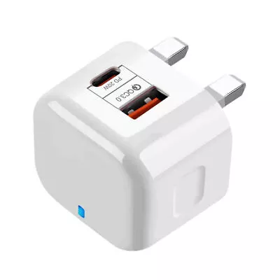 IPhone Pro MAX  Samsung S22 S23 Fast Charging PD Plug Adapter 20W Charger Cable • £3.99