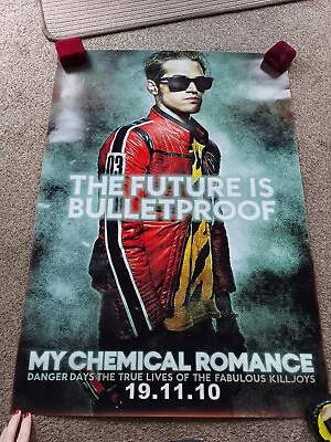 Vintage My Chemical Romance Poster 33  X 23  Danger Days Fabulous Killjoys 2010 • £9