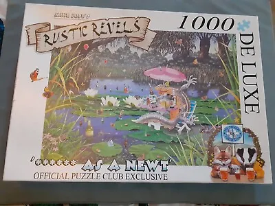 🧩 Mike Jupp Rustic Revels ****** As A Newt 1000 Piece Jigsaw Puzzle Complete • £7