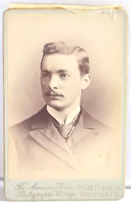 Smart Victorian Gentleman 1 X CDV Card 1880-1900's • £1.80